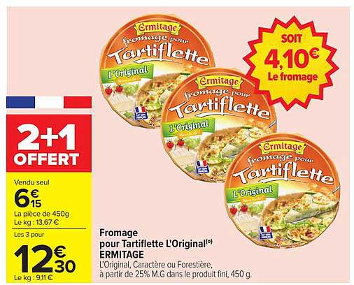 Fromage pour Tartiflette L'Original® ERMITAGE