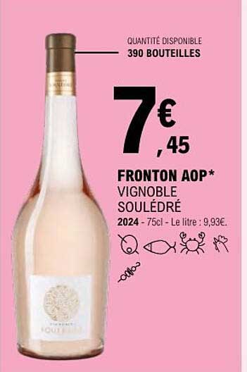 FRONTON AOP* VIGNOBLE SOULÉDRÉ