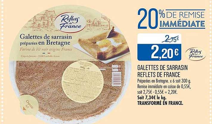 GALETTES DE SARRASIN REFLETS DE FRANCE
