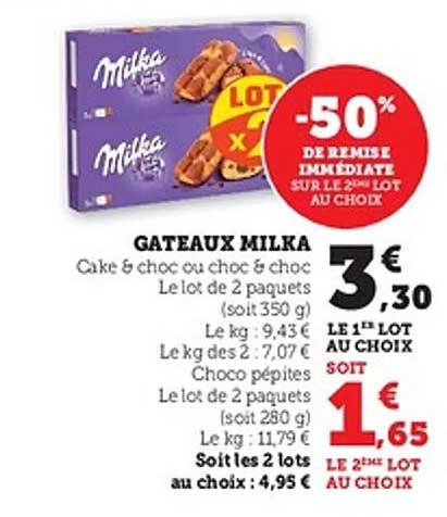 GATEAUX MILKA