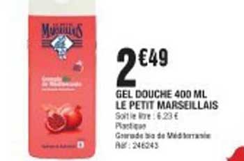 GEL DOUCHE 400 ML LE PETIT MARSEILLAIS