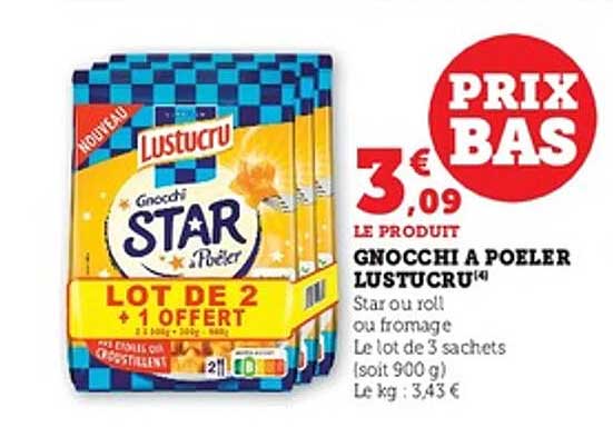 GNOCCHI A POELER LUSTUCRU