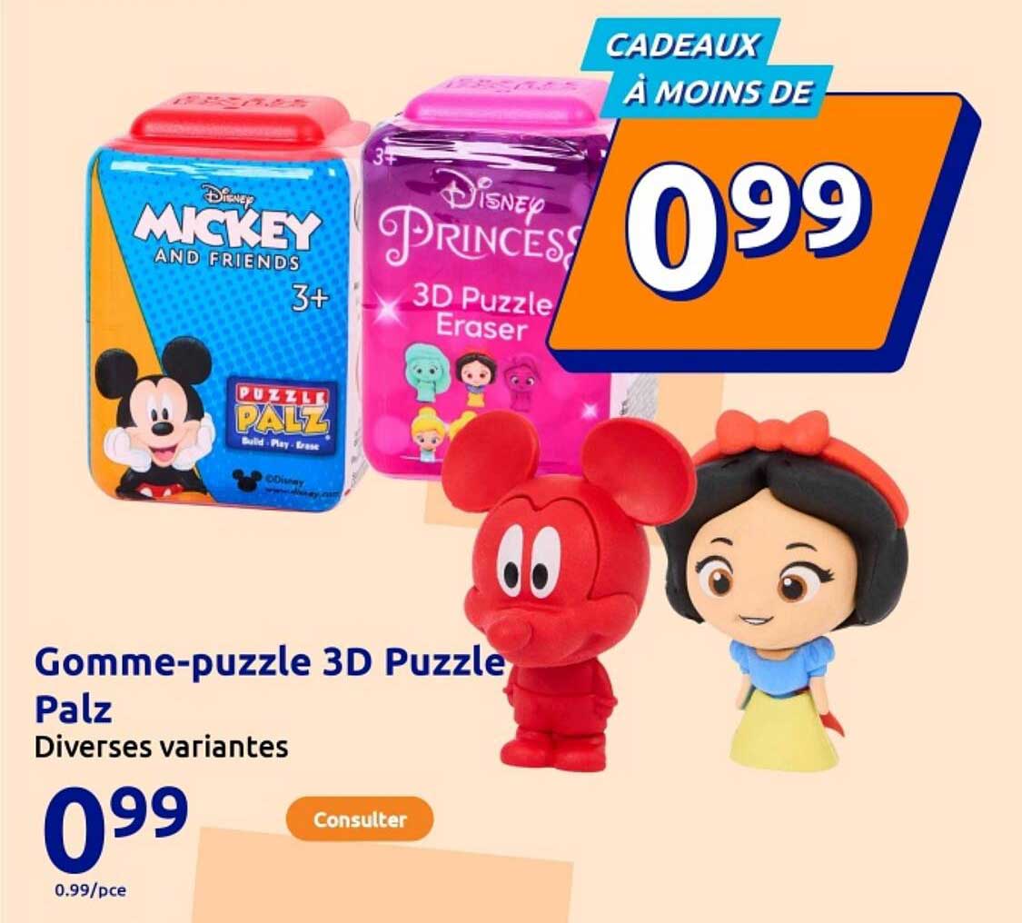 Gomme-puzzle 3D Puzzle Palz