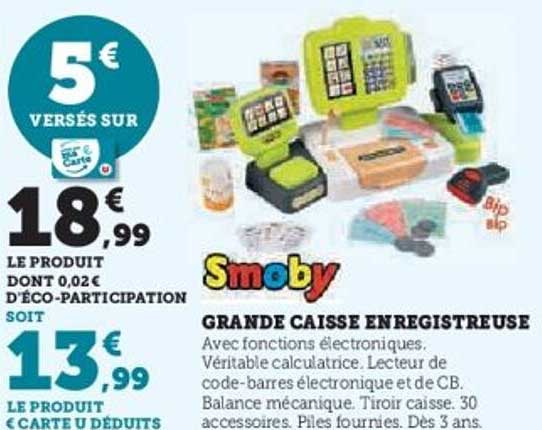GRANDE CAISSE ENREGISTREUSE