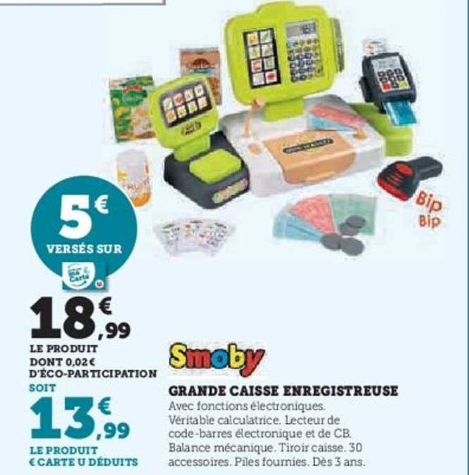 GRANDE CAISSE ENREGISTREUSE