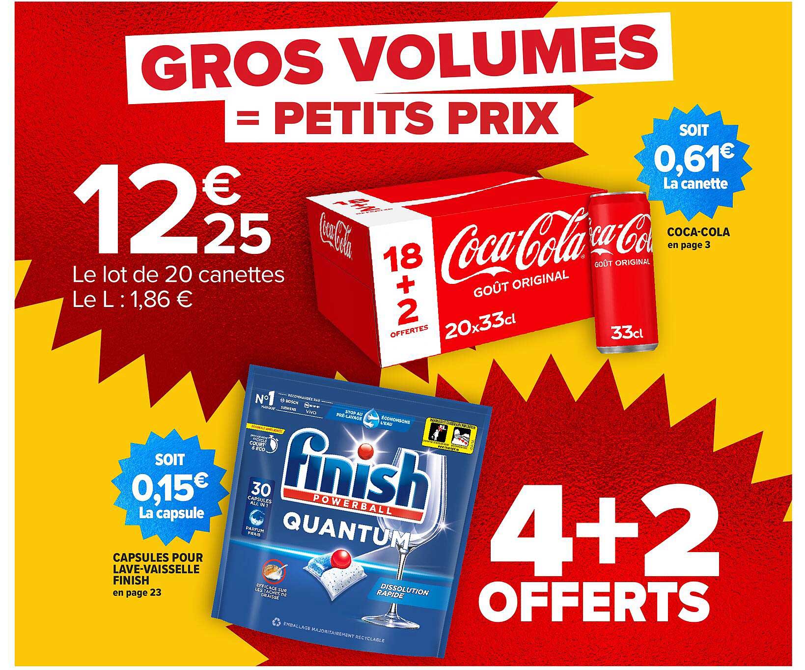 GROS VOLUMES = PETITS PRIX