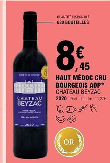 HAUT MÉDOC CRU BOURGEOIS AOP* CHATEAU BEYZAC