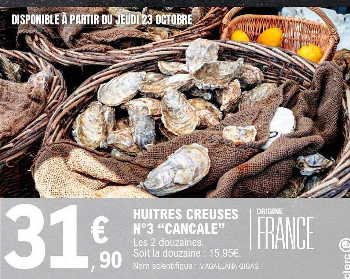 HUÎTRES CREUSES N°3 "CANCALE"