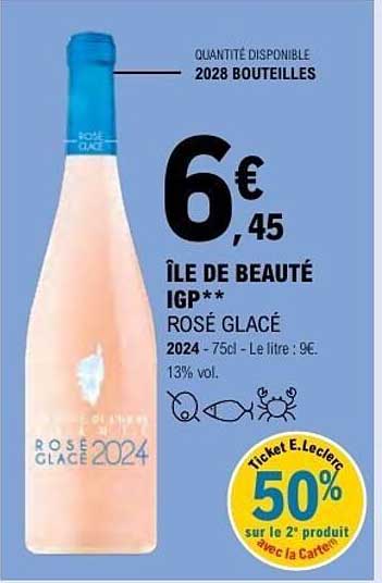 ÎLE DE BEAUTÉ IGP** ROSÉ GLACÉ 2024