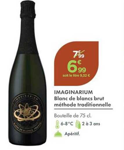 IMAGINARIUM Blanc de blancs brut méthode traditionnelle