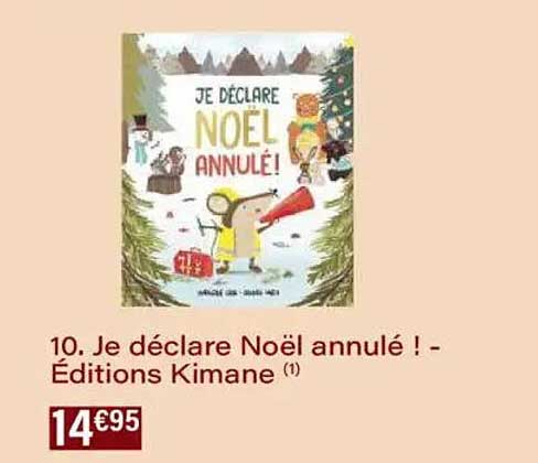 Je déclare Noël annulé ! - Éditions Kimane