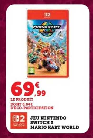 Jeu Nintendo Switch 2 Mario Kart World