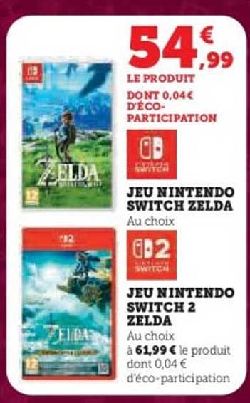 JEU NINTENDO SWITCH ZELDA