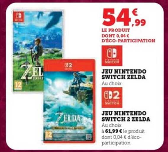 JEU NINTENDO SWITCH ZELDA