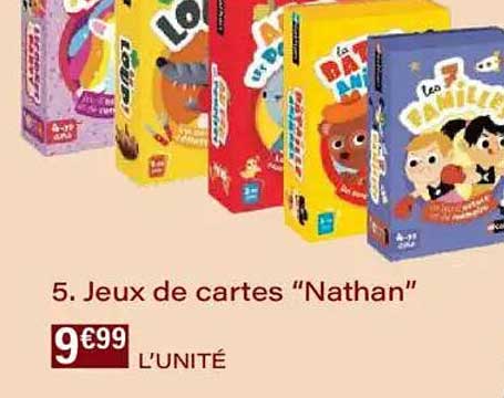Jeux de cartes "Nathan"
