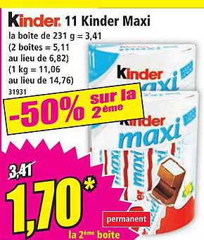 Kinder 11 Kinder Maxi