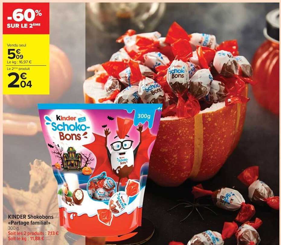 Kinder Shokobons «Partage familial» 300 g