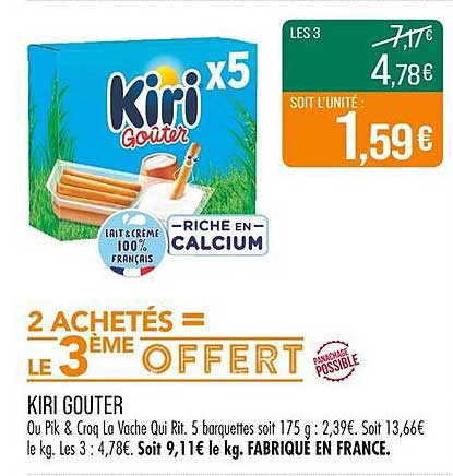 KIRI GOÛTER X5