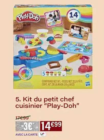 Kit du petit chef cuisinier “Play-Doh”