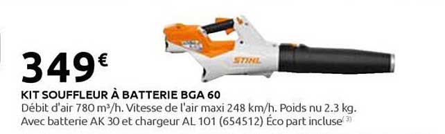 KIT SOUFFLEUR À BATTERIE BGA 60