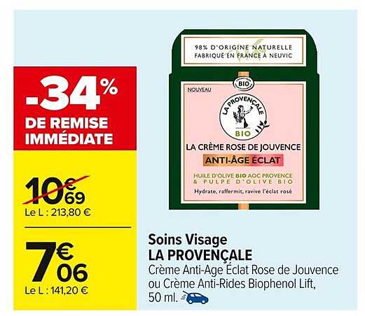 LA CRÈME ROSE DE JOUVENCE ANTI-AGE ÉCLAT