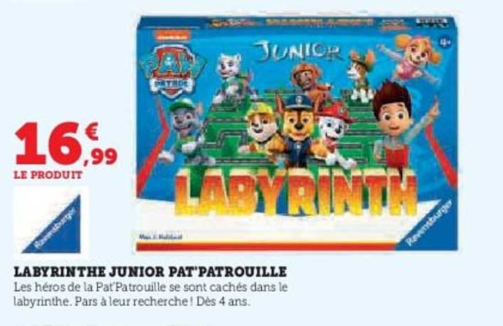 LABYRINTHE JUNIOR PAT'PATROUILLE