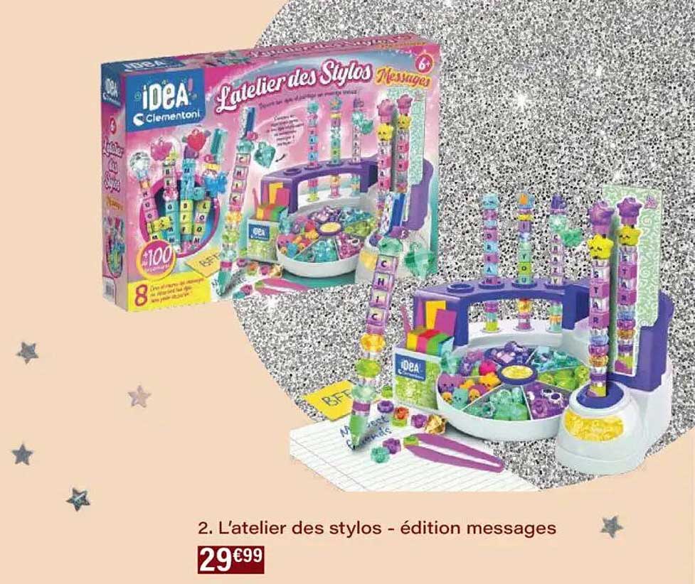 L'atelier des stylos - édition messages