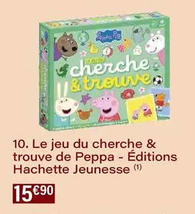 Le jeu du cherche & trouve de Peppa - Éditions Hachette Jeunesse