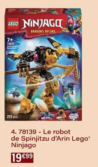 Le robot de Spinjitzu d’Arin Lego® Ninjago