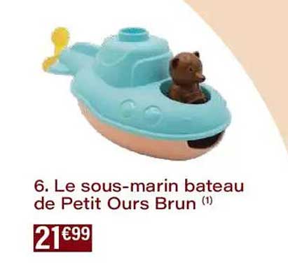 Le sous-marin bateau de Petit Ours Brun