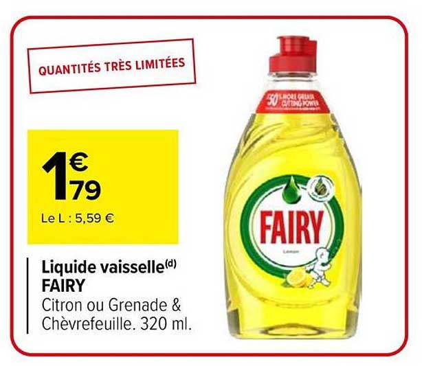 Liquide vaisselle(d) FAIRY