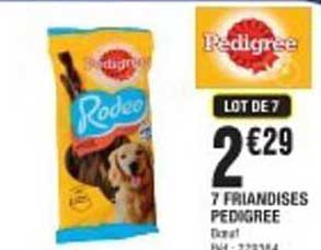 LOT DE 7 FRIANDISSES PEDIGREE