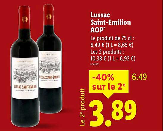 Lussac Saint-Émilion AOP