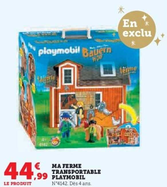 MA FERME TRANSPORTABLE PLAYMOBIL