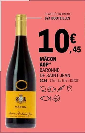 MÂCON AOP* BARONNE DE SAINT-JEAN