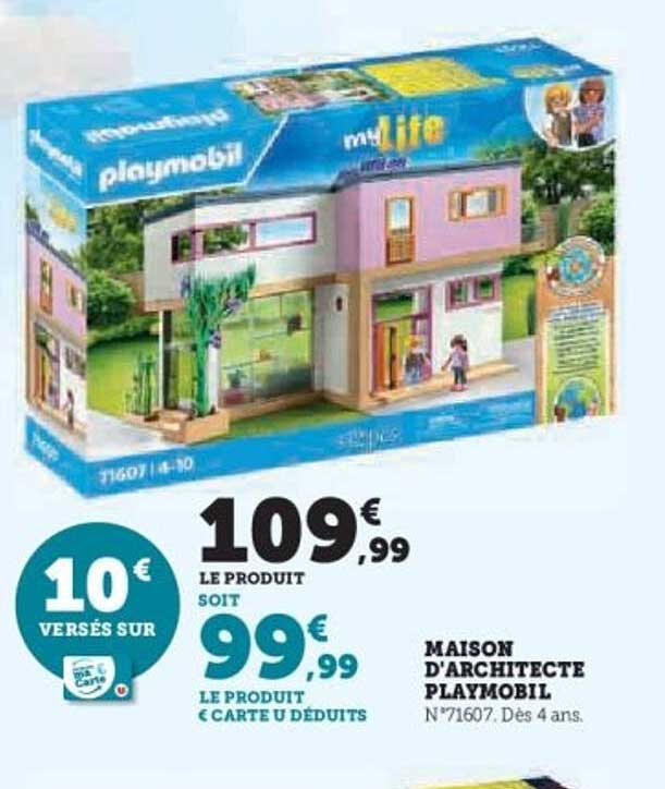 MAISON D'ARCHITECTE PLAYMOBIL N°71607. Dès 4 ans.