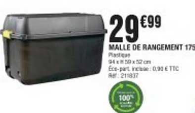 MALLE DE RANGEMENT 175L