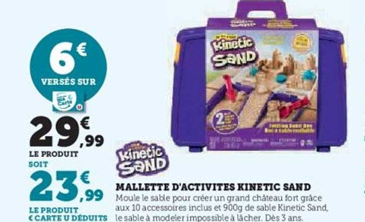 MALLETTE D'ACTIVITES KINETIC SAND
