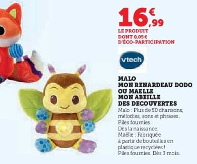 MALO MON RENARDEAU DODO OU MAELLE MON ABEILLE DES DÉCOUVERTES