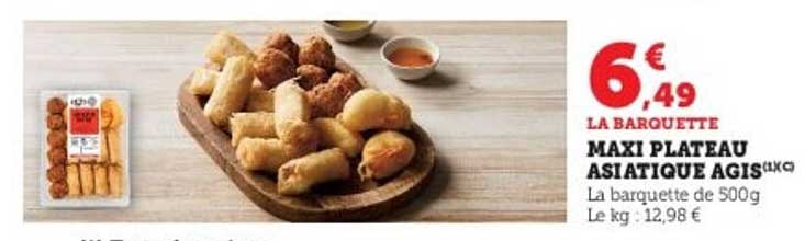 MAXI PLATEAU ASIATIQUE AGIS