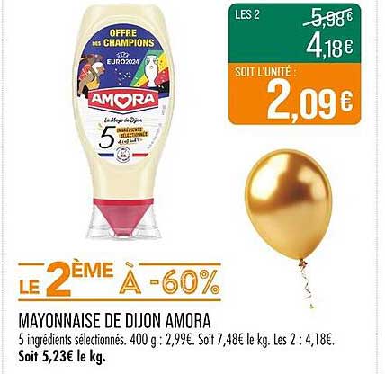 MAYONNAISE DE DIJON AMORA