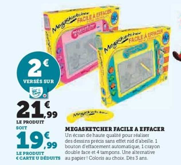 MEGASKETCHER FACILE A EFFACER