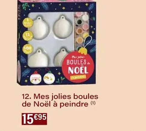 Mes jolies boules de Noël à peindre