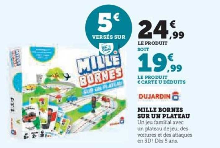 MILLE BORNES SUR UN PLATEAU