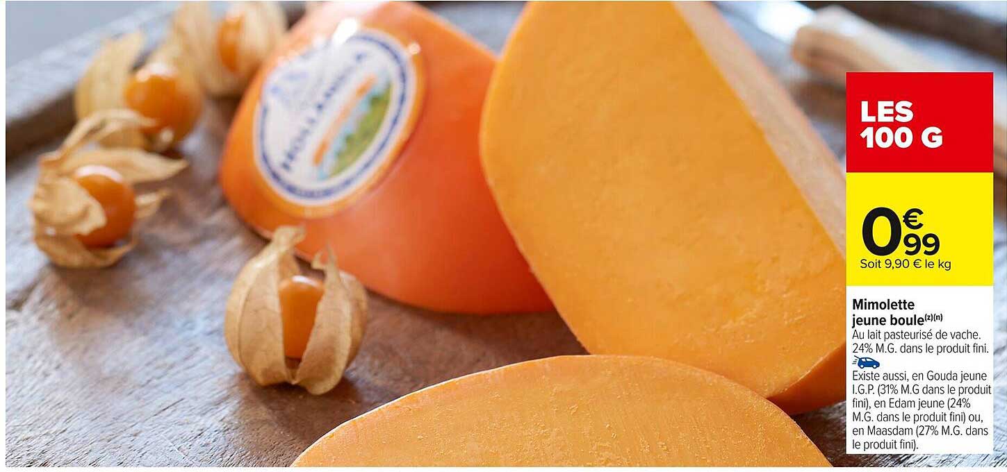 Mimolette jeune boule