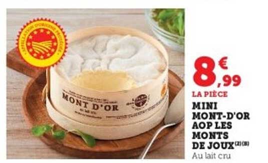 MINI MONT-D'OR AOP LES MONTS DE JOUX (210g)