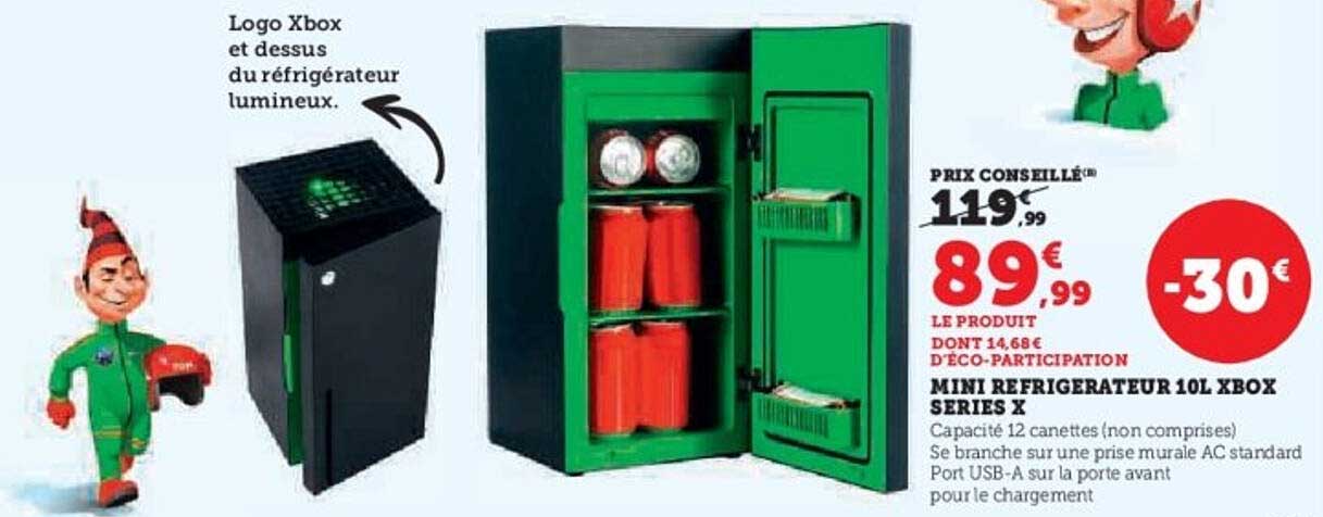 MINI REFRIGERATEUR 10L XBOX SERIES X