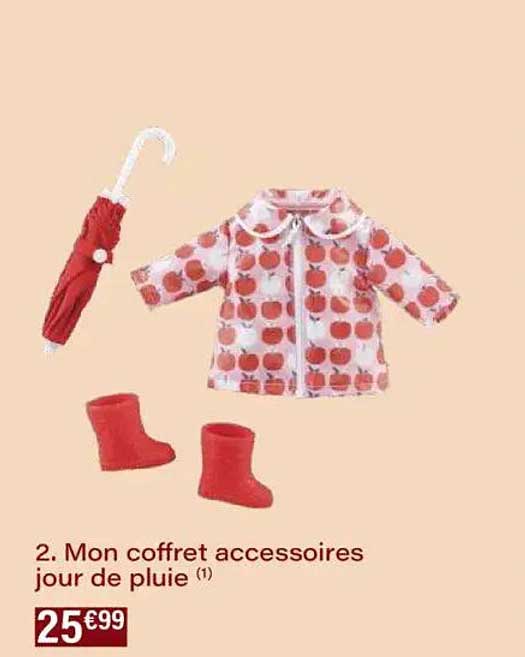 Mon coffret accessoires jour de pluie