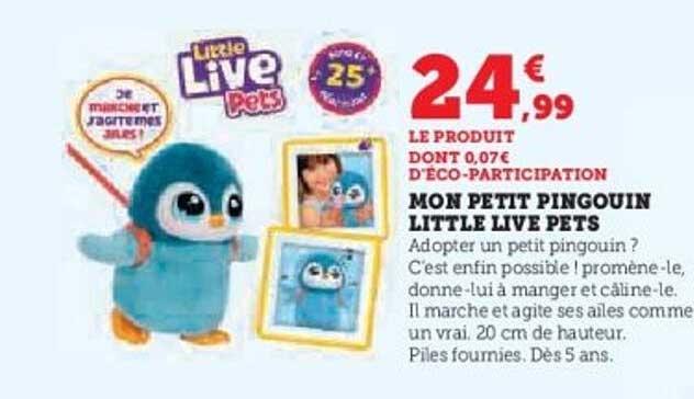 MON PETIT PINGOUIN LITTLE LIVE PETS