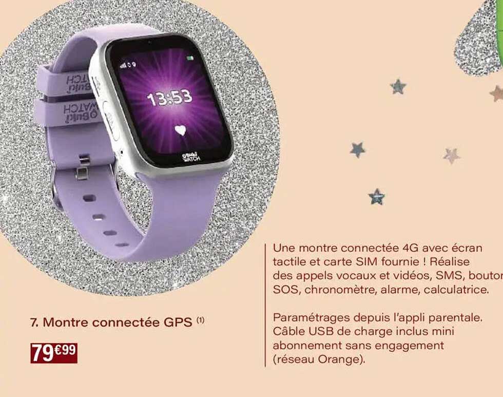 Montre connectée GPS
